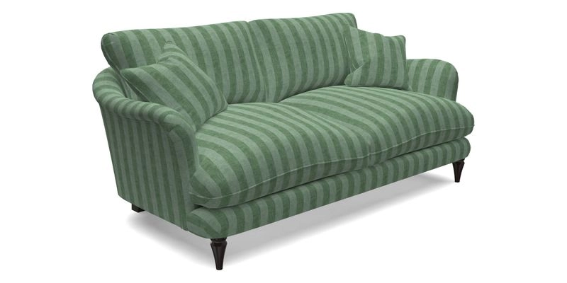 Pugin 3 Seater Sofa in V&A Threads of India Varanasi Wilderness Ink