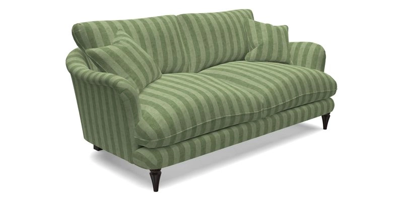 Pugin 3 Seater Sofa in V&A Threads of India Varanasi Wilderness Ink