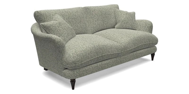 Pugin 3 Seater Sofa in V&A Threads of India Varanasi Wilderness Ink