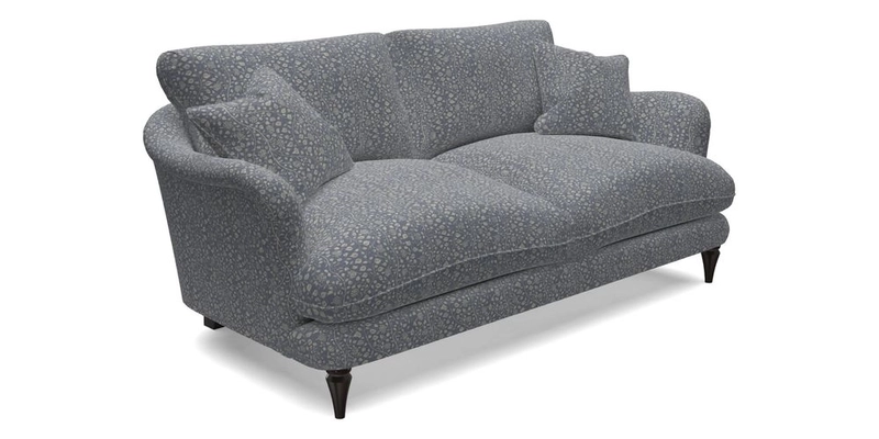 Pugin 3 Seater Sofa in V&A Threads of India Varanasi Wilderness Ink