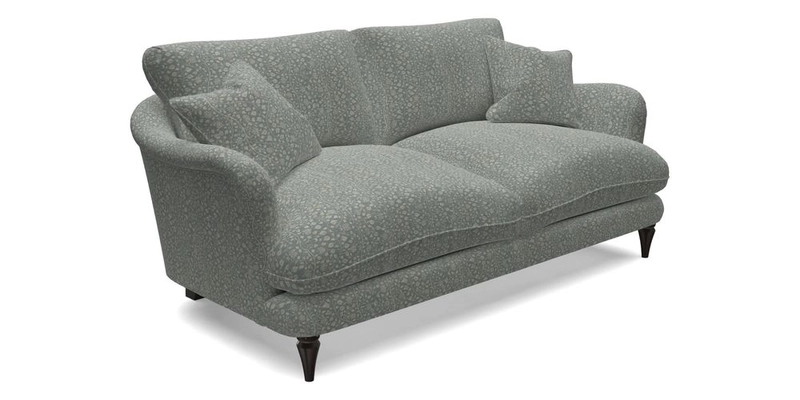 Pugin 3 Seater Sofa in V&A Threads of India Varanasi Wilderness Ink