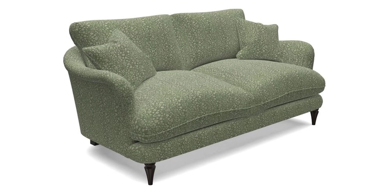 Pugin 3 Seater Sofa in V&A Threads of India Varanasi Wilderness Ink