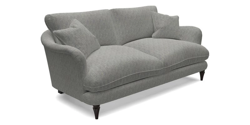 Pugin 3 Seater Sofa in V&A Threads of India Varanasi Wilderness Ink