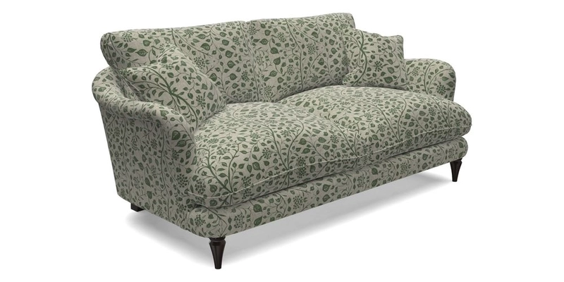 Pugin 3 Seater Sofa in V&A Threads of India Varanasi Wilderness Ink