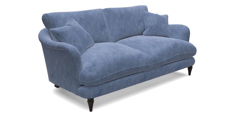 Pugin 3 Seater Sofa in V&A Threads of India Varanasi Wilderness Ink