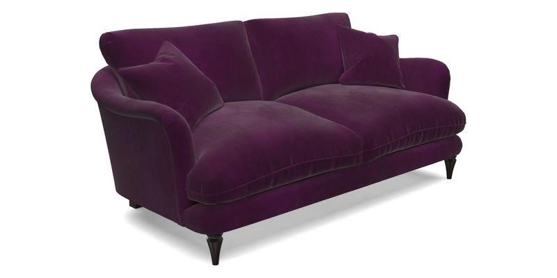 Pugin 3 Seater Sofa in V&A Threads of India Varanasi Wilderness Ink