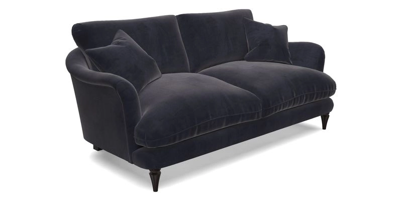 Pugin 3 Seater Sofa in V&A Threads of India Varanasi Wilderness Ink