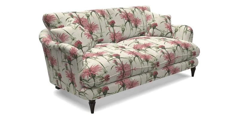 Pugin 3 Seater Sofa in V&A Threads of India Varanasi Wilderness Ink