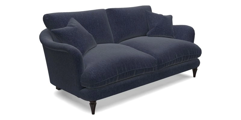 Pugin 3 Seater Sofa in V&A Threads of India Varanasi Wilderness Ink