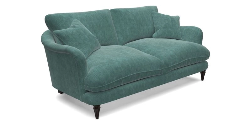 Pugin 3 Seater Sofa in V&A Threads of India Varanasi Wilderness Ink