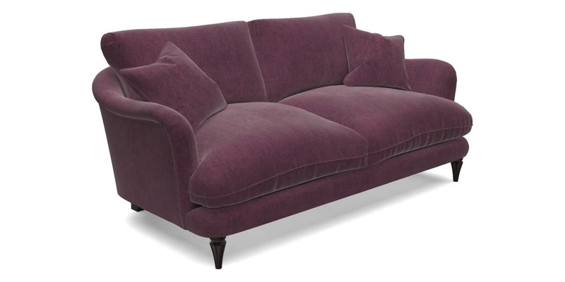 Pugin 3 Seater Sofa in V&A Threads of India Varanasi Wilderness Ink