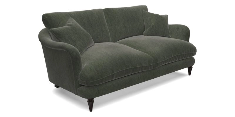 Pugin 3 Seater Sofa in V&A Threads of India Varanasi Wilderness Ink