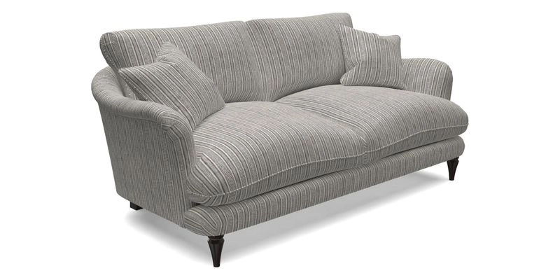 Pugin 3 Seater Sofa in V&A Threads of India Varanasi Wilderness Ink