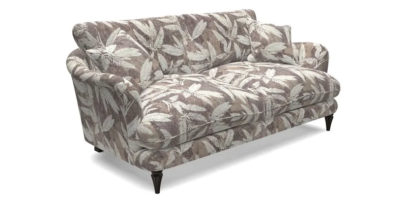 Pugin 3 Seater Sofa in V&A Threads of India Varanasi Wilderness Ink