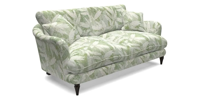 Pugin 3 Seater Sofa in V&A Threads of India Varanasi Wilderness Ink