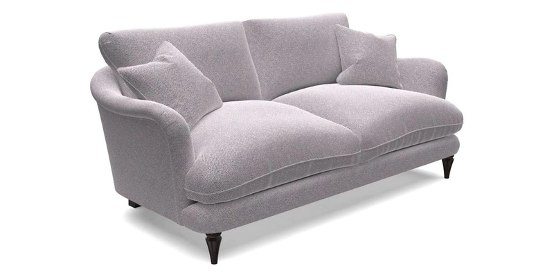 Pugin 3 Seater Sofa in V&A Threads of India Varanasi Wilderness Ink