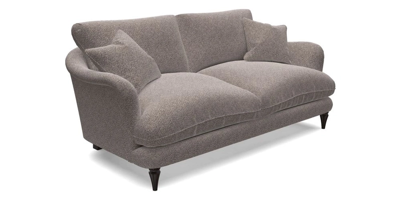 Pugin 3 Seater Sofa in V&A Threads of India Varanasi Wilderness Ink