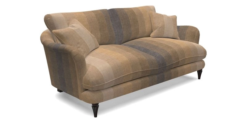 Pugin 3 Seater Sofa in V&A Threads of India Varanasi Wilderness Ink