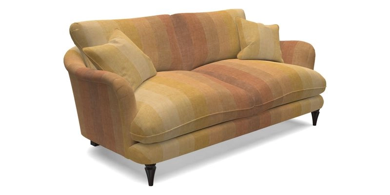 Pugin 3 Seater Sofa in V&A Threads of India Varanasi Wilderness Ink