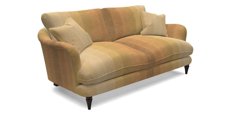 Pugin 3 Seater Sofa in V&A Threads of India Varanasi Wilderness Ink