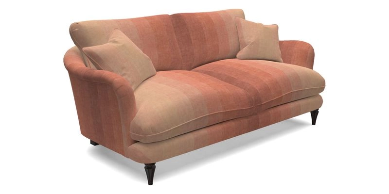 Pugin 3 Seater Sofa in V&A Threads of India Varanasi Wilderness Ink