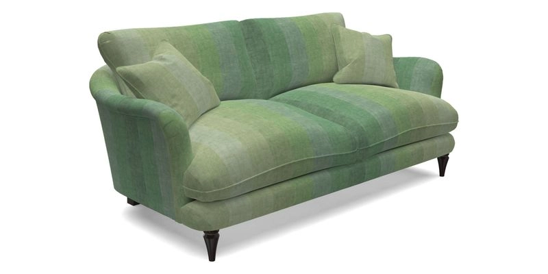 Pugin 3 Seater Sofa in V&A Threads of India Varanasi Wilderness Ink