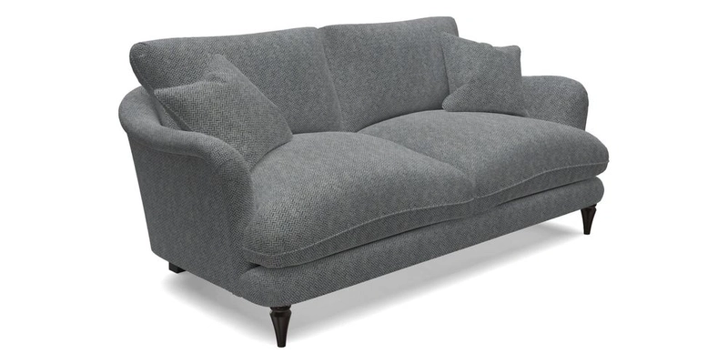 Pugin 3 Seater Sofa in V&A Threads of India Varanasi Wilderness Ink