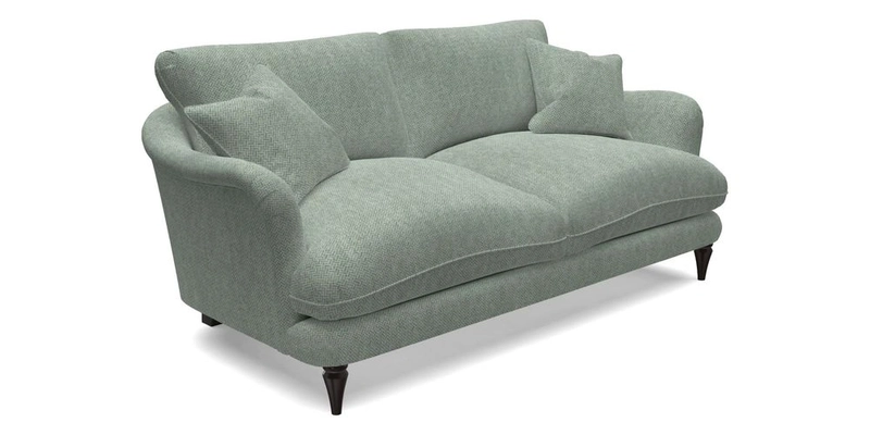 Pugin 3 Seater Sofa in V&A Threads of India Varanasi Wilderness Ink