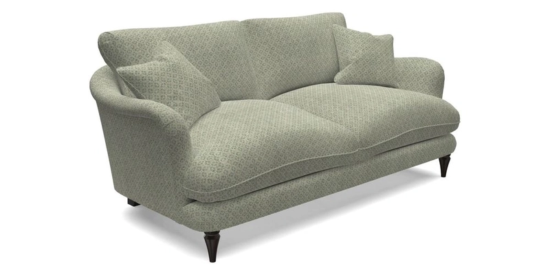 Pugin 3 Seater Sofa in V&A Threads of India Varanasi Wilderness Ink