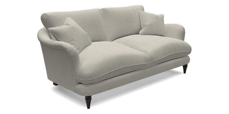 Pugin 3 Seater Sofa in V&A Threads of India Varanasi Wilderness Ink