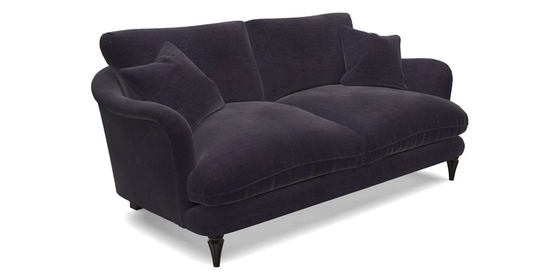 Pugin 3 Seater Sofa in V&A Threads of India Varanasi Wilderness Ink