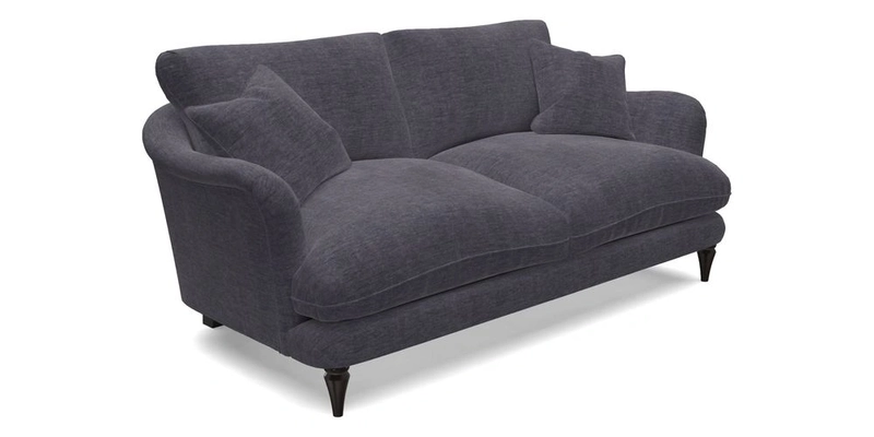 Pugin 3 Seater Sofa in V&A Threads of India Varanasi Wilderness Ink