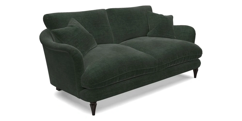 Pugin 3 Seater Sofa in V&A Threads of India Varanasi Wilderness Ink