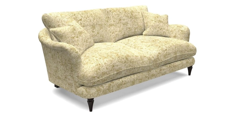 Pugin 3 Seater Sofa in V&A Threads of India Varanasi Wilderness Ink