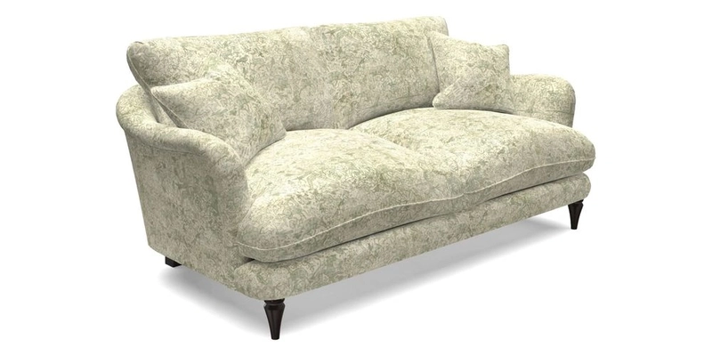 Pugin 3 Seater Sofa in V&A Threads of India Varanasi Wilderness Ink