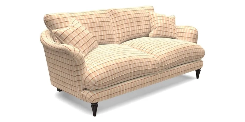 Pugin 3 Seater Sofa in V&A Threads of India Varanasi Wilderness Ink