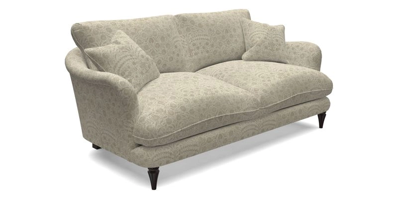 Pugin 3 Seater Sofa in V&A Threads of India Varanasi Wilderness Ink