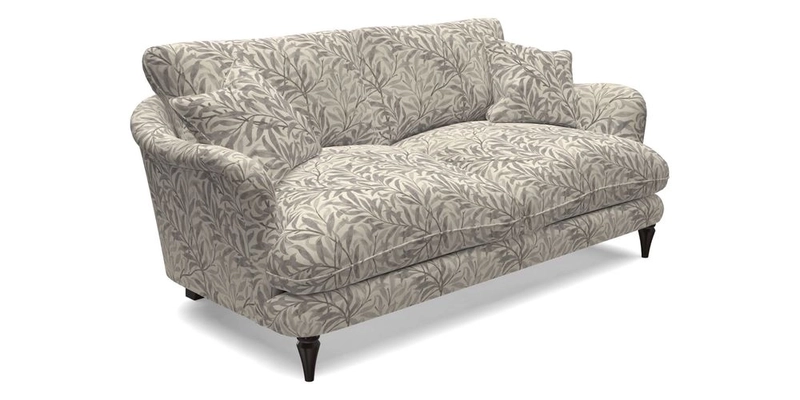 Pugin 3 Seater Sofa in V&A Threads of India Varanasi Wilderness Ink