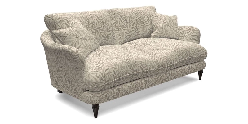 Pugin 3 Seater Sofa in V&A Threads of India Varanasi Wilderness Ink