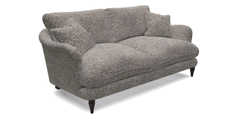 Pugin 3 Seater Sofa in V&A Threads of India Varanasi Wilderness Ink