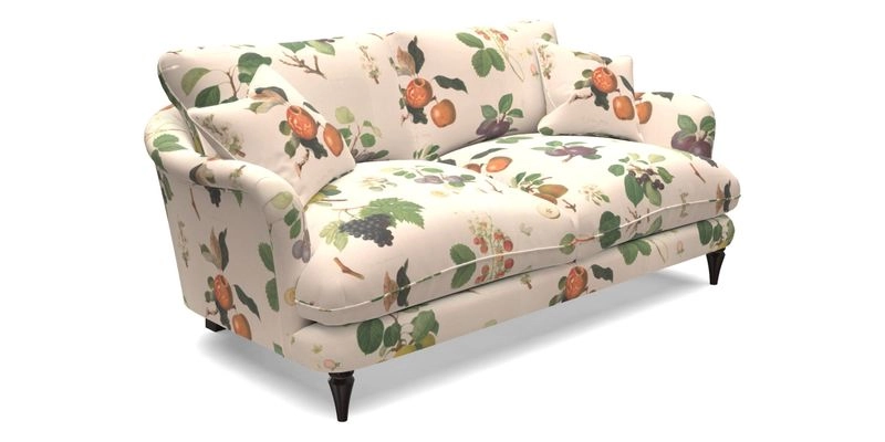 Pugin 3 Seater Sofa in V&A Threads of India Varanasi Wilderness Ink