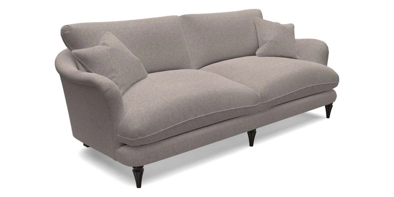 Pugin 3 Seater Sofa in V&A Threads of India Varanasi Wilderness Ink