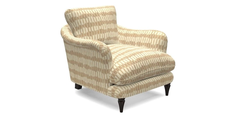 V&A Collection Pugin Chair in Two Tone Plain Biscuit