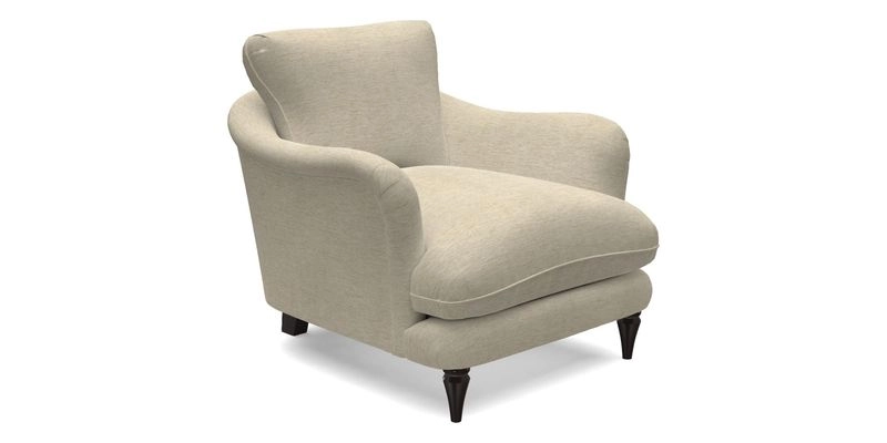V&A Collection Pugin Chair in Two Tone Plain Biscuit