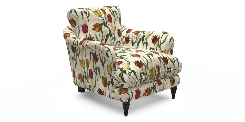 V&A Collection Pugin Chair in Two Tone Plain Biscuit