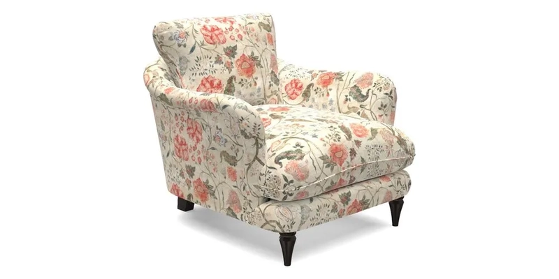 V&A Collection Pugin Chair in Two Tone Plain Biscuit