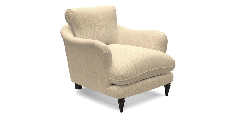 V&A Collection Pugin Chair in Two Tone Plain Biscuit