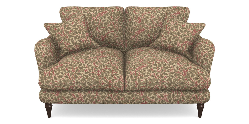 Product photograph of Pugin 2 Seater In V A Drawn From Nature Collection - Oak Tree - Red from Sofas and Stuff Limited
