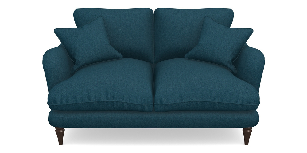 Product photograph of Pugin 2 Seater In Plain Linen Cotton - Ink Pot from Sofas and Stuff Limited