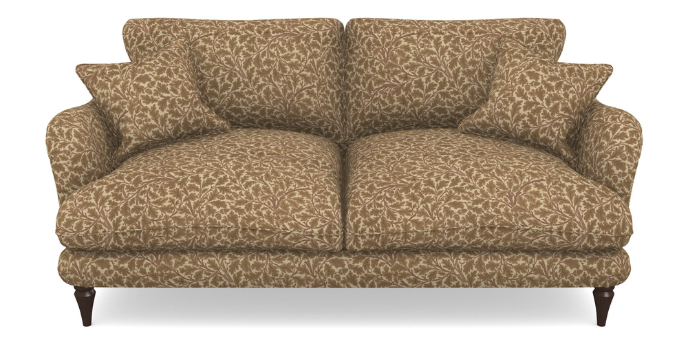 Product photograph of Pugin 3 Seater In V A Drawn From Nature Collection - Oak Tree - Terracotta from Sofas and Stuff Limited